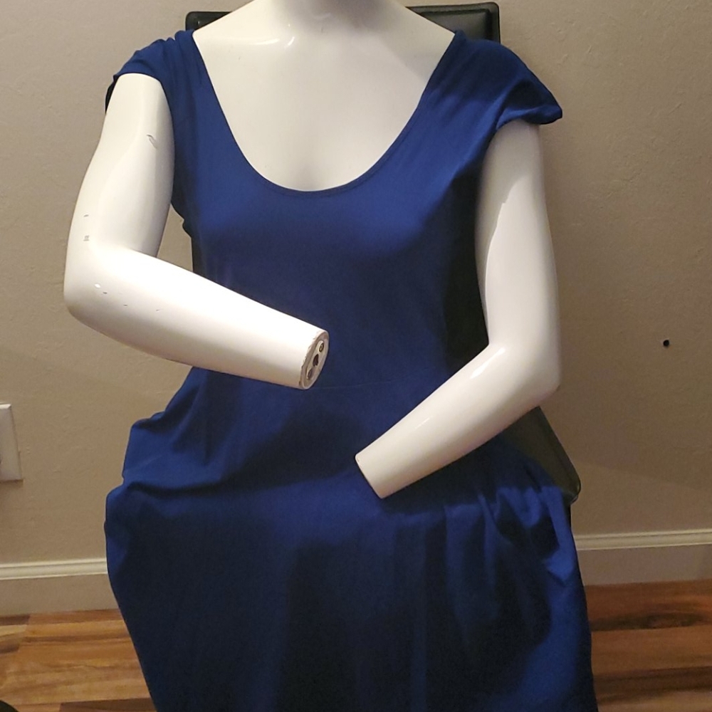 Blue dress